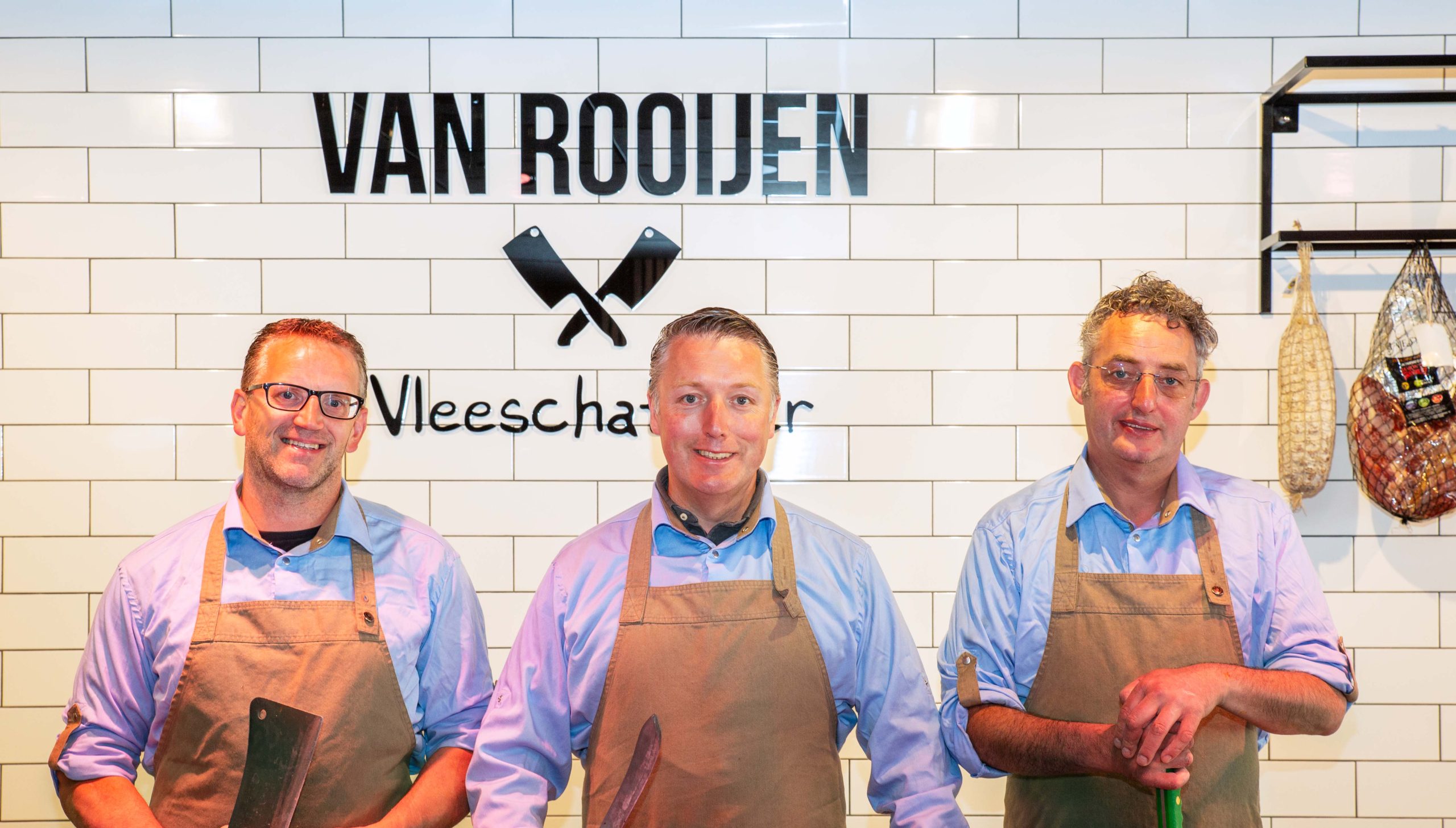 Interieur van Slagerij van Rooijen in Lunteren
